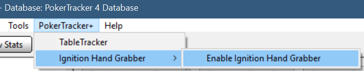 Enable Ignition Hand Grabber menu item