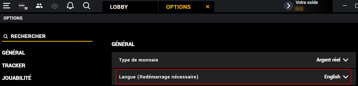Winamax Preferred Seating