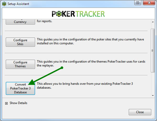 configure PT3 database