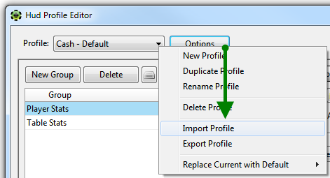 Import PT3 hud