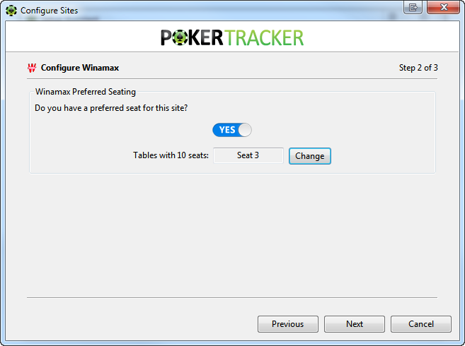 Configure Winamax Poker Seats