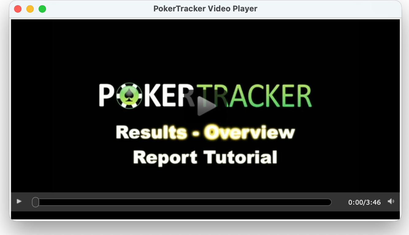 Overview Report Tutorial Video