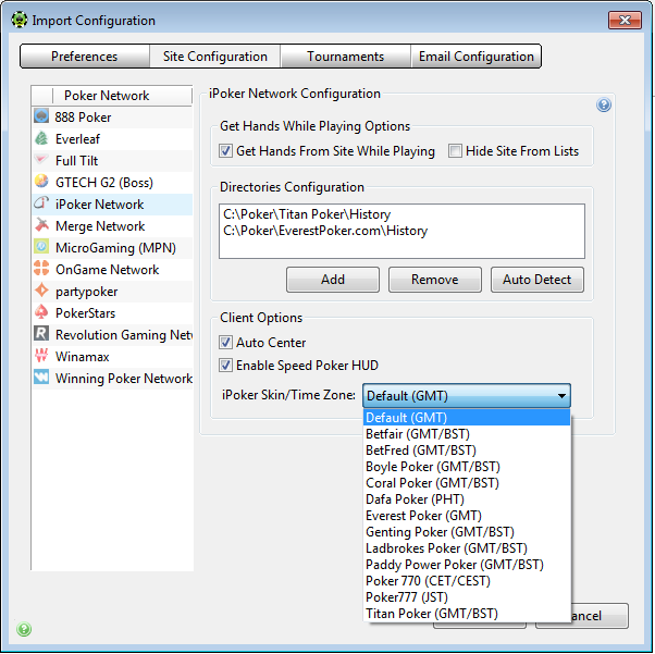 Importing iPoker Hands Into PT4