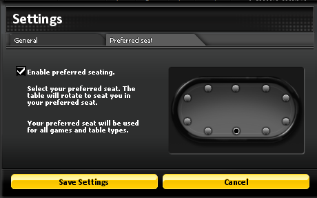 Choosing My Seat Ongame Poker