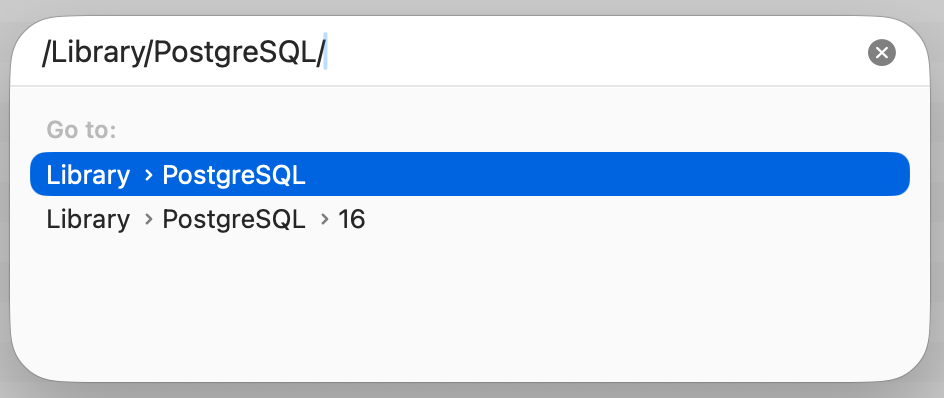macOS Go To Folder